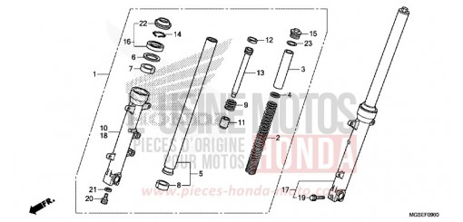 FRONT FORK NC700SAD de 2013
